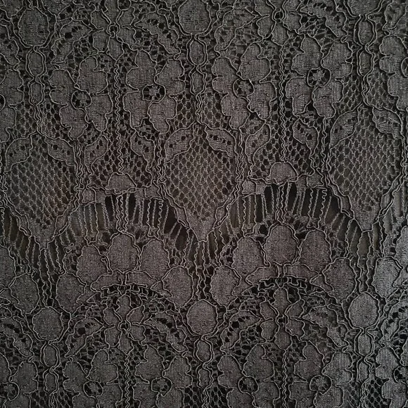 J. Crew Black Lace Floral Eyelet Above Knee Skirt Lined Preppy Holidays Cotton - Picture 2 of 10